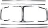 MB2173 Grille Molding Set for 1969 Dodge Charger - image 3