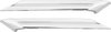 MB2252 Outer Sail Panel Moldings-1966-67 Dodge Coronet, Plymouth Belvedere, GTX, Satellite; 2-Door Hardtop; Stainless Steel - image 2