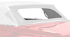 MB230801 1967-70 Dodge, Plymouth B-Body; Convertible Rear Window; Plastic Curtain; Crush Grain; White - image 1