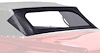 MB230802 1967-70 Dodge, Plymouth B-Body; Convertible Rear Window; Plastic Curtain; Crush Grain; Black - image 1