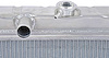 MB2356A Radiator 1966-69 Mopar B-Body 383/426/440 V8 With Auto Trans 22" Wide 2 Row Aluminum Desert Cooler - image 1
