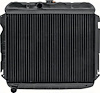 MB2367S Replacement Radiator 1966-69 Mopar B-Body V8 318Ci/340Ci With Standard Trans 3 Row 22" Wide - image 1