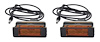 MB309 Hood Mounted Turn Signal Indicator Assemblies 1968-69 Charger; Pair - image 1