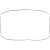 MB372 1968-70 Dodge, Plymouth B Body; Front Windshield Molding Set - image 1