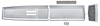 MB534 Consolee Trim Set 1966-68 Mopar B-Body; For Automatic Transmission; 5-Piece; Chrome - image 1