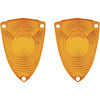 1964 POLARA PARK LAMP LENSES WITH GASKETS - image 1