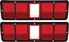 MB5982 Tail Lamp Lens 1971 Plymouth Road Runner, GTX; with Black Trim; Pair - image 1