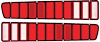 MB5983 Tail Lamp Lenses 1973-74 Dodge Charger; Without Silver Accent; Pair - image 1