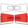 MB7003 1966 Coronet Tail Lamp Kit, Lenses, Bezels, & Gaskets, LH & RH Sides - image 1