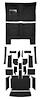 MB944501 Complete 20-Piece Black Loop Carpet Set 1967 Dodge Charger With Auto Trans - image 1