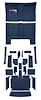 MB944507 Complete 20-Piece Dark Blue Loop Carpet Set 1967 Dodge Charger With Auto Trans - image 1