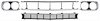 MB9927 Grill Set 1968 Plymouth; Sport Satellite/GTX; With Headlamp Bezels - image 1