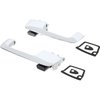 MD4231 Front Outer Door Handle Set 1967-70 Dodge, Plymouth A, B-Body; with Black Buttons - image 2