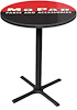 MD671103 Pub Table With Black Base 1948-53 Style Mopar Black/Red parts And Accessories Logo