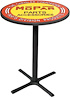 MD671106 Pub Table With Black Base 1948-53 Style Orange/Yellow Mopar parts And Accessories Logo - image 1