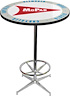MD673102 Pub Table With Chrome Base And Foot Rest 1959-63 Style Mopar Logo Pub Table With Chrome Base And Foot Rest - image 1