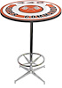 MD673109 Pub Table With Chrome Base And Foot Rest Mopar 440 Super CommAndo Logo Pub Table With Chrome Base And Foot Rest - image 1