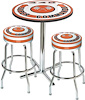 Table / Stool Set - Mopar 440 Super Commando Logo - Chrome Based Table W/O Foot Rest / 2 Stools - image 1