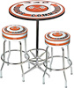 MD67709 Chrome Base Table Table & Stool Set; Mopar 440 Super Commando; With Foot Rest & 2 Stools; Style 9 - image 1