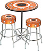 MD67711 Table & Stool Set; Mopar 440 Magnum; Chrome Base Table W/ Foot Rest & 2 Chrome Stools; Style 11 - image 1