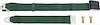 MD687013 Rear Seat Belt w/Black Lift Latch for 1968-1970 Mopar A-Body, B-Body [Green] - image 1