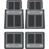 MD690201 1963-1976 Dodge Dart; Custom Carpeted Floor Mat Set; Black; 4 Piece Set - image 2