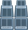 MD690207 Custom Logo Floor Mat Set for 1963-1976 Dodge Dart - image 1