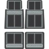MD690601 1960-1976 Plymouth; Custom Carpeted Floor Mat Set; in.Plymouth in. Logo; Black; 4 Piece Set - image 2