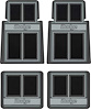 MD690901 1960-1976 Dodge; Molded Carpet Floor Mat Set; Black ; 4 Piece Set - image 1