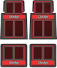 MD690902 1960-1976 Dodge; Molded Carpet Floor Mat Set; Red ; 4 Piece Set - image 1