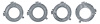 MD9501 Headlamp Bucket Set 1971-74 Mopar Inner and Outer LH and RH Sides; Set of Four - image 1