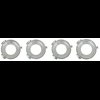 MD9501 Headlamp Bucket Set 1971-74 Mopar Inner and Outer LH and RH Sides; Set of Four - image 2