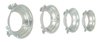 MD9501 Headlamp Bucket Set 1971-74 Mopar Inner and Outer LH and RH Sides; Set of Four - image 3