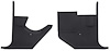 ME1098100 1970-74 Dodge Challenger, Plymouth Barracuda; Kick Panel Set; Black - image 1