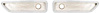 ME1516 1970-71 Dodge Challenger; Rear Side Marker Bezels; Pair - image 1