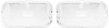 1972-74 BARRACUDA PARK LAMP LENSES - image 1