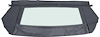ME162702 1970-71 Challenger, Barracuda; Convertible Rear Window; Tinted Glass; Crush Vinyl; Black - image 1