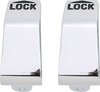 ME2100 Chrome Door Lock Levers 1970-74 Barracuda, Cuda, Challenger; Pair - image 3