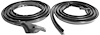 ME500 Door Frame Weatherstrip 1970-74 Challenger, Barracuda, Cuda; with End Caps, Pair; OER