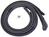 ME513 1970, Dodge/Plymouth E-Body, Roof Rail Weatherstrip Seal, Pair - image 1
