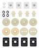 ME8140 Door Window Hardware Set 1970-72 Barracuda, Cuda, Challenger; 26-Piece Set - image 1