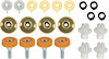 ME8141 Door Window Hardware Set for 1973-1974 Mopar E-Body Dodge Challenger, Plymouth Barracuda, Cuda - image 1