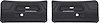 ME857100 Front Door Panels for 1970-1974 Dodge Challenger [Black, Pair] - image 1