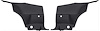 ME858100 Rear Side Panels 1970-1974 Dodge Challenger, Black - image 1