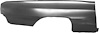 MM1172A 1967-68 Dodge Dart; Partial Quarter Panel Skin; RH; EDP Coated - image 1