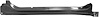 MM1522A 1970-74 Dodge Challenger; Trunk Gutter Replacement Panel; RH - image 1