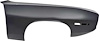MM1848A Front Fender; 1971 Plymouth Barracuda, Cuda; without Gills; RH Passenger Side; EDP Coated - image 1