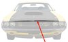 MN1424 Hood Lip Molding 1970 Dodge Challenger T/A; 52" - image 2