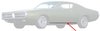MN1447 Rocker Panel Moldings for 1971-73 Dodge B-Body, Charger, Super Bee - image 3