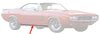 MN1449 Rocker Panel Moldings 1972-74 Dodge Challenger - image 2